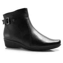 Bota de Cano Curto Feminina Comfortflex 2474303 Bota de Cano Curto Feminina Comfortflex 2474303