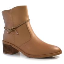 Bota de Cano Feminina Ramarim Marrom 24-59102