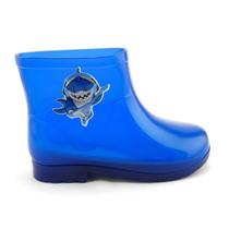 Bota de Chuva Galocha Infantil Tubarão Baby Borracha Kids de Borracha