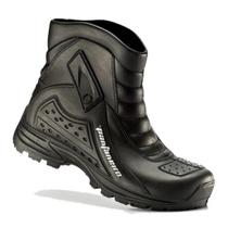 Bota De Chuva Motoqueiro Moto Pantaneiro Impermeavel Pvc