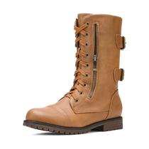 Bota de Combate DREAM PAIRS TERRAN Cano Médio Camelo Tamanho 6,5 Bota de Combate DREAM PAIRS TERRAN Cano Médio Camelo Tamanho 6,5