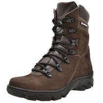 Bota de couro Masculina estilo militar 280 cafe