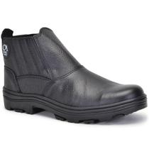 Bota De Couro Masculina Para Trabalhar Na Roça Conforto Resistente Durável Material Premium Leve CA Shoes