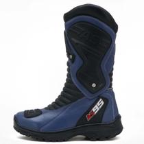 Bota de couro para motociclista AS-PRO-RACING resistente a agua 405