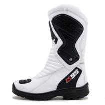 Bota de couro para motociclista AS-PRO-RACING resistente a agua 405