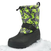 Bota de inverno Northside Frosty Dark Grey/Green para crianças