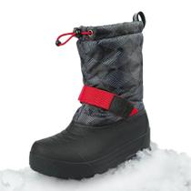 Bota de inverno Northside Frosty para crianças, preta/carvão, tamanho 7US