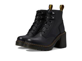 Bota de moda feminina Dr. Martens Jesy preta Sendal tamanho 6 Bota de moda feminina Dr. Martens Jesy preta Sendal tamanho 6