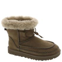 Bota de moda UGG Classic Mini Alpine feminina Hickory