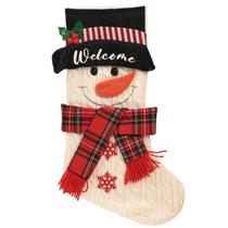 Bota De Natal Meia Árvore De Natal Boneco Noel Mix 45Cm