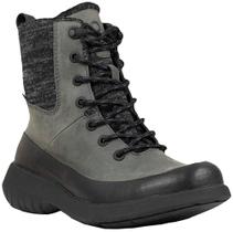 Bota de Neve Impermeável e Isolada BOGS Freedom Lace Feminina - Cinza