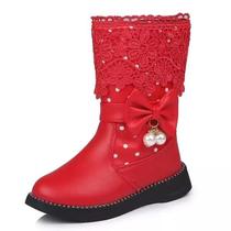 Bota de neve infantil de pelúcia Bota de neve infantil de pelúcia