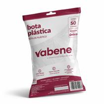 Bota De Plástico Vabene Descartável Tamanho Único Com 50 Unidades Bota De Plástico Vabene Descartável Tamanho Único Com 50 Unidades