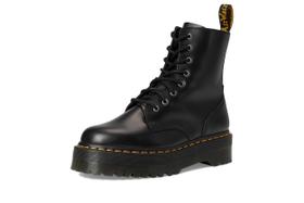 Bota de plataforma Dr. Martens Jadon de couro de 8 olhos preta unissex Bota de plataforma Dr. Martens Jadon de couro de 8 olhos preta unissex