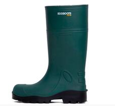 Bota de Poliuretano Ecoboots PureSafe Verde e Preta CA 35047