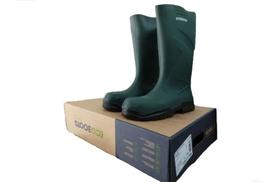 Bota de PU cano longo