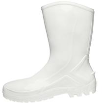 Bota de PVC branca cano médio com forro - 110VFLEXF BR - Marluvas