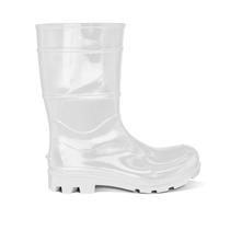 Bota de PVC Cano Médio Branca Com Forro CA 32165 Cartom Bota de PVC Cano Médio Branca Com Forro CA 32165 Cartom
