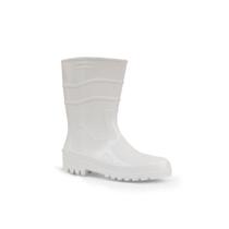 Bota de Pvc Cano Médio Branca - Workflex, Opção: Branco(a), Tamanho: 35 Bota de Pvc Cano Médio Branca - Workflex, Opção: Branco(a), Tamanho: 35
