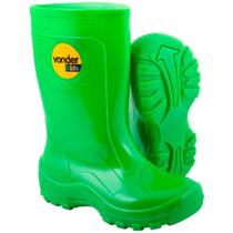 Bota de PVC Cano Médio Infantil Verde c/Forro N 28/29 Vonder