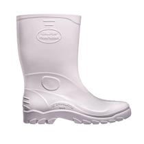 Bota de PVC com Forro branca Cano Médio Calfor Stivatto Max Numeração 35 a 43 - CA 44617 Bota de PVC com Forro branca Cano Médio Calfor Stivatto Max Numeração 35 a 43 - CA 44617