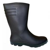 Bota De Pvc Forrada Impermeável Borracha Motoboy Chuva Moto - Preto - 36 Bota De Pvc Forrada Impermeável Borracha Motoboy Chuva Moto - Preto - 36
