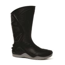 Bota de PVC Preta e Cinza, 38, Motosafe Bota de PVC Preta e Cinza, 38, Motosafe