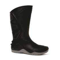 Bota de PVC Preta e Cinza, 42, Motosafe Bota de PVC Preta e Cinza, 42, Motosafe