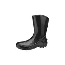 Bota de PVC Vulcaflex Cano Médio sem Forro - Preto