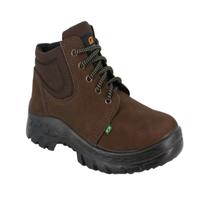 Bota De Segurança Adventure Primavera café Bico PVC Botina De Trabalho Trilha Bota De Segurança Adventure Primavera café Bico PVC Botina De Trabalho Trilha