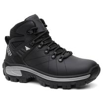 Bota de Segurança CATPRO Masculina em Couro Legítimo Antiderrapante Trabalho Trilhas e Uso Diário