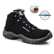 Bota De Segurança Em Microfibra Estival Bico Composite e Palmilha Antiperfuro - EN10073S2L - CA52068 Bota De Segurança Em Microfibra Estival Bico Composite e Palmilha Antiperfuro - EN10073S2L - CA52068