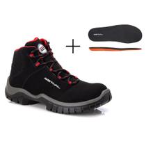 Bota de Segurança em Microfibra Estival - EN10071S2 - CA 44558 + PALMILHA GEL Bota de Segurança em Microfibra Estival - EN10071S2 - CA 44558 + PALMILHA GEL