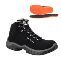 Bota de Segurança em Microfibra Preto e Cinza Estival EN10071S2 CA 44558