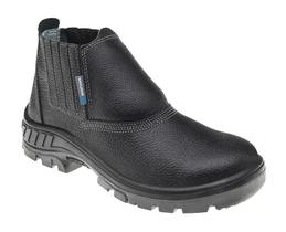 Bota de segurança marluvas 95b19-bp bico pvc couro c.a 41419 + palmilha anatômica