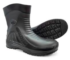 Bota de Segurança Monseg Motociclista Preta Impermeável Antiderrapante Durável CA 44883-003.001.002