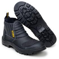 Bota de Segurança Motociclista Masculina em Couro Adventure - C.A. 45.651 - TITAN