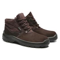 Bota De Segurança Nobuck Bracol Baf Marrom Bico Pvc Ca 40872