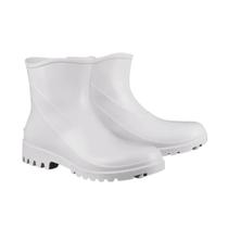 Bota de Segurança Pvc Impermeável EPI Cano Curto Forrada Branca CA 37456 Bracol Bota de Segurança Pvc Impermeável EPI Cano Curto Forrada Branca CA 37456 Bracol