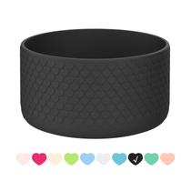 Bota de Silicone para Garrafa Hydro Flask Wide Mouth 32oz - Preta