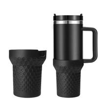 Bota de silicone para Stanley Cup 30 onças/20 onças da Thxbag - preta Bota de silicone para Stanley Cup 30 onças/20 onças da Thxbag - preta