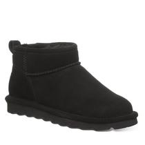 Bota de tornozelo BEARPAW feminina, curta, preta, tamanho 12, confortável Bota de tornozelo BEARPAW feminina, curta, preta, tamanho 12, confortável