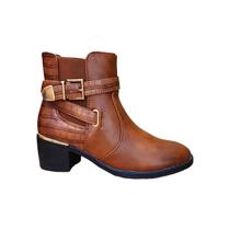 Bota de tornozelo, couro PU, meia panturrilha, feminina, outono, inverno, casual