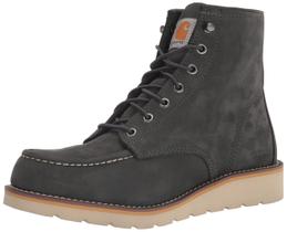 Bota de tornozelo feminina Carhartt, 6 polegadas, bico macio, cunha, cinza escuro