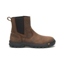 Bota de trabalho CAT Wheelbase Steel Toe para homens em argila - 11US