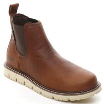 Bota de trabalho DEWALT Flex Albany 6 masculina com bico macio em couro