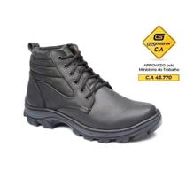 Bota de Trabalho Masculina Gogowear Couro Confortável Com C.A Bota de Trabalho Masculina Gogowear Couro Confortável Com C.A