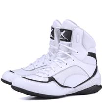 Bota de Treino Masculina Couro Confortável Fitness Academia