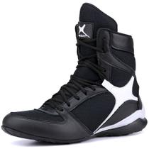 Bota de Treino Unissex Mr Gutt em Couro Preto