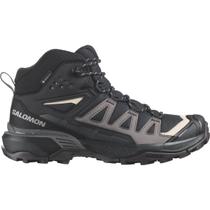 Bota de Trilha Feminina Salomon X Ultra 360 Mid GTX Gore-Tex Preta e Cinza Bota de Trilha Feminina Salomon X Ultra 360 Mid GTX Gore-Tex Preta e Cinza
